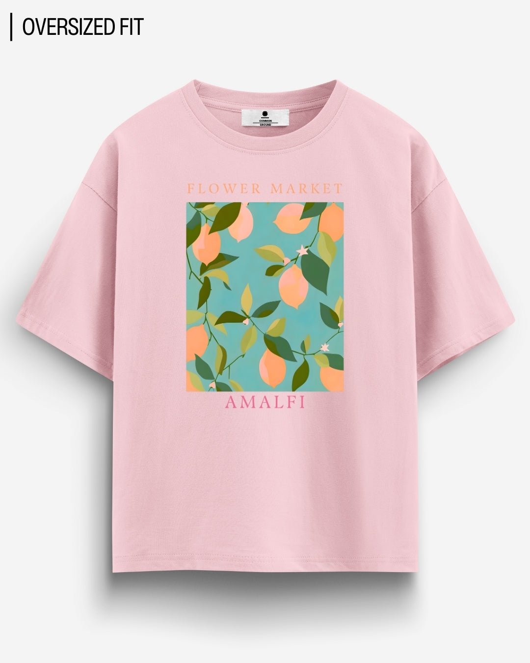 AMALFI FLOWER MARKET OVERSIZED T - SHIRT - COMMONGROUND