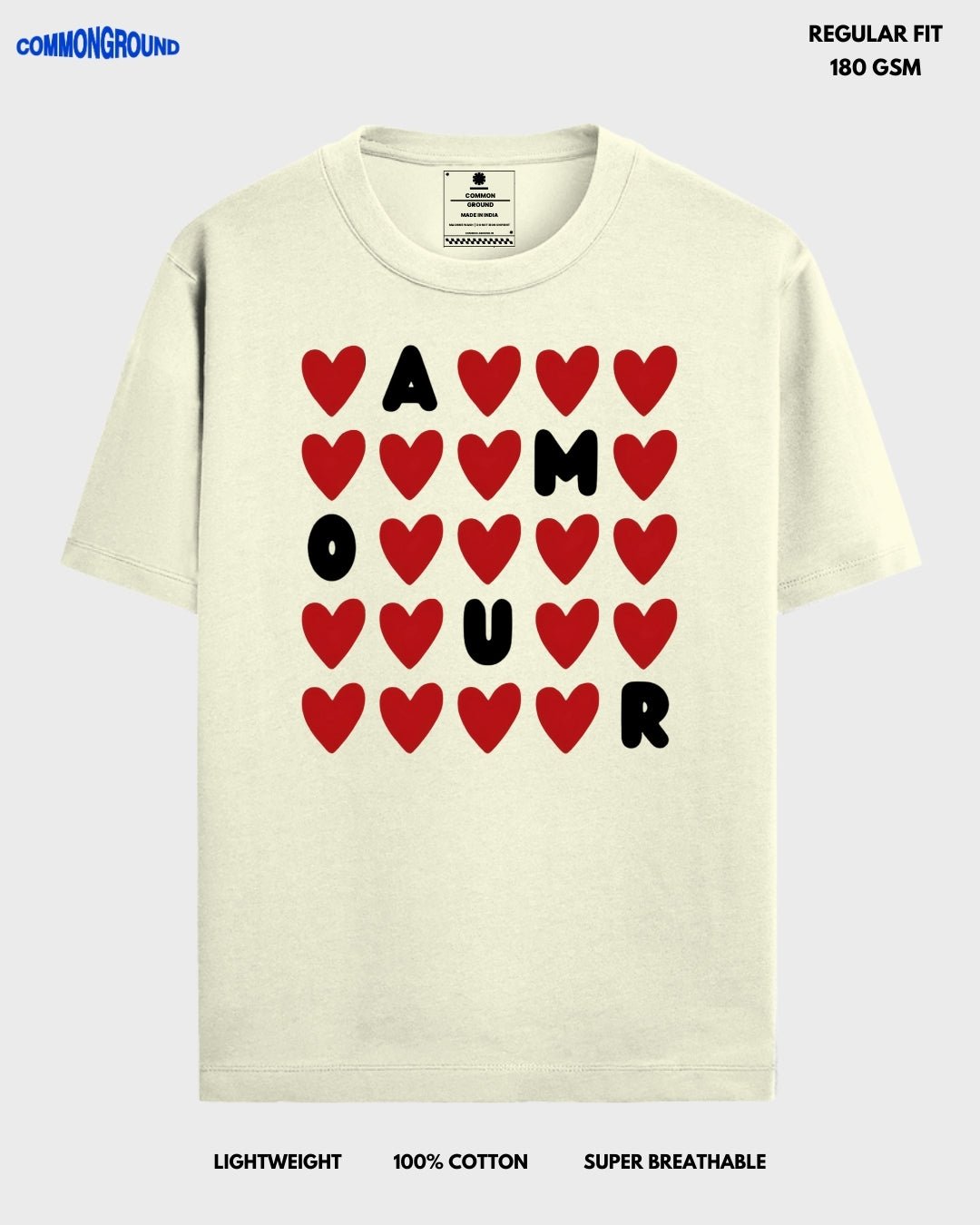 AMOUR REGULAR T - SHIRT - COMMONGROUND