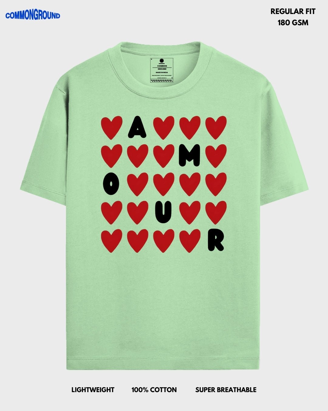 AMOUR REGULAR T - SHIRT - COMMONGROUND