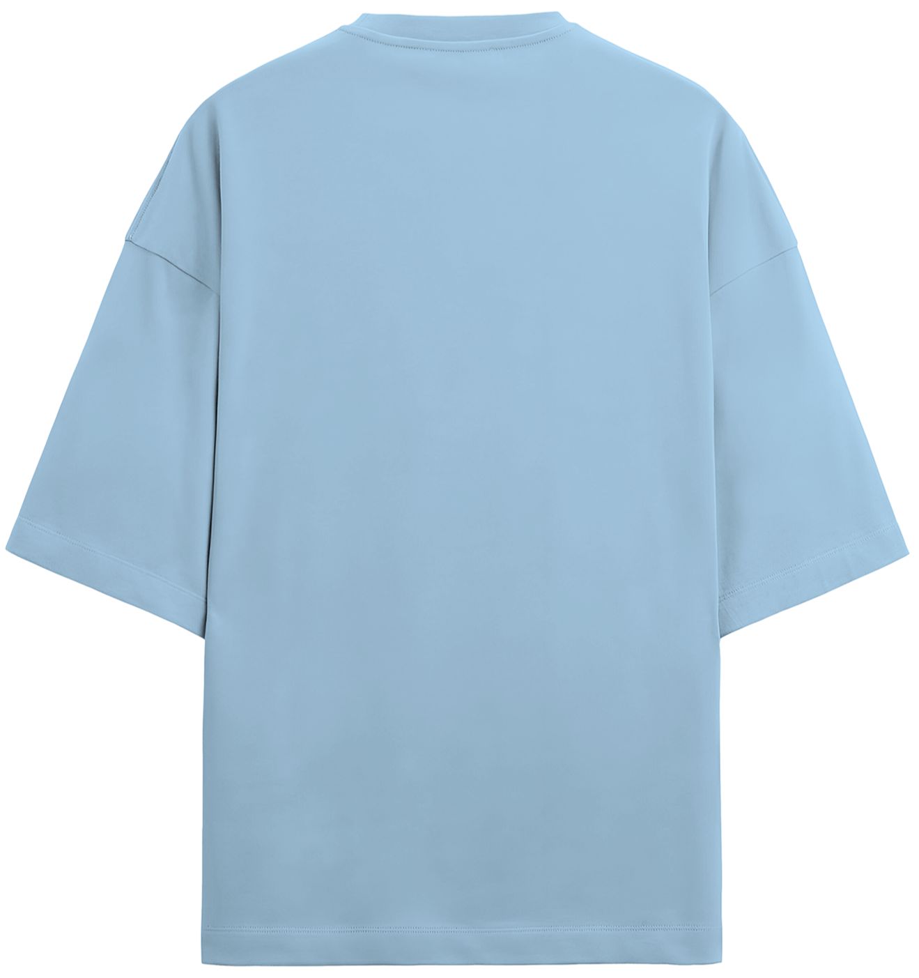 BABY BLUE TERRY OVERSIZED T - SHIRT - COMMONGROUND