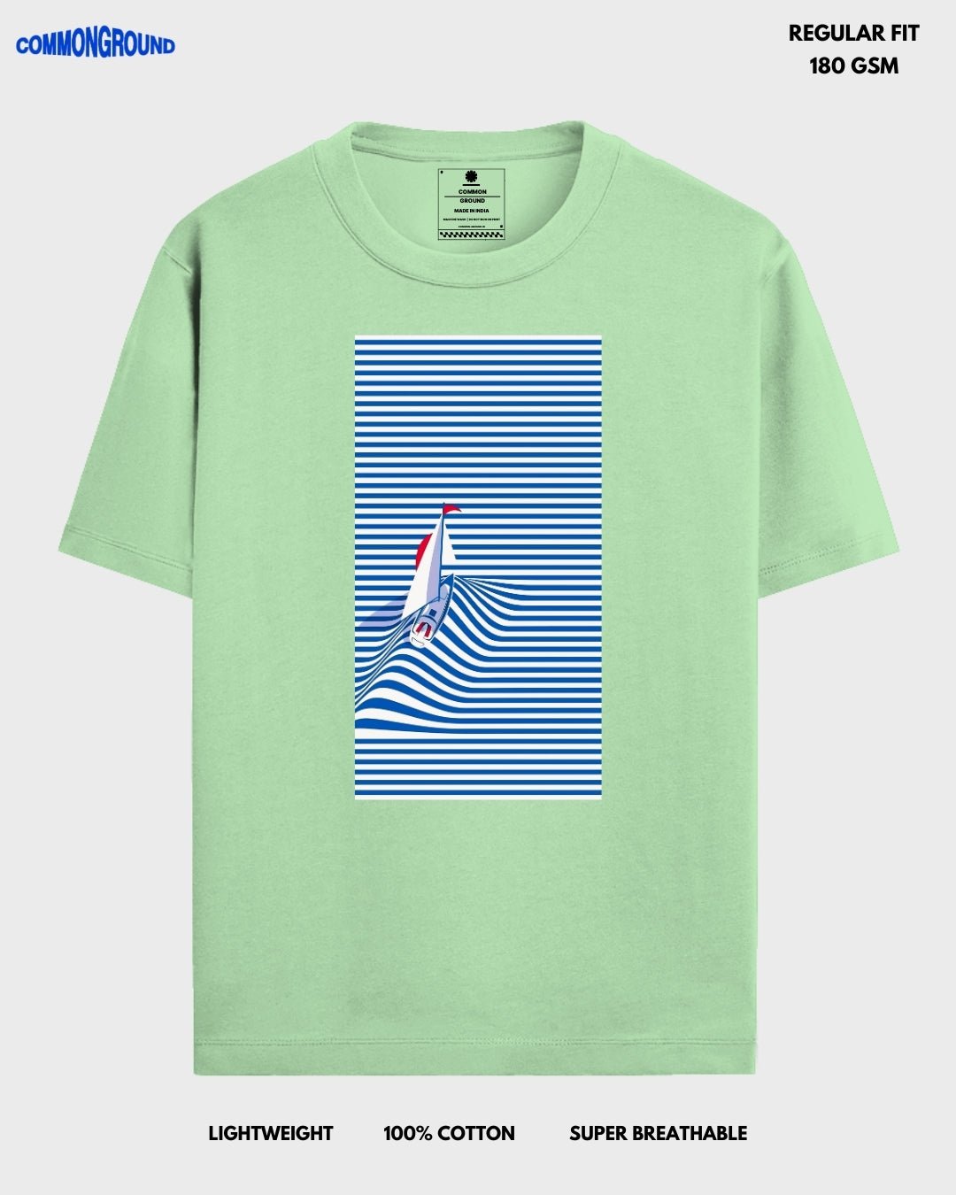 BOAT CLUB REGULAR T - SHIRT - COMMONGROUND
