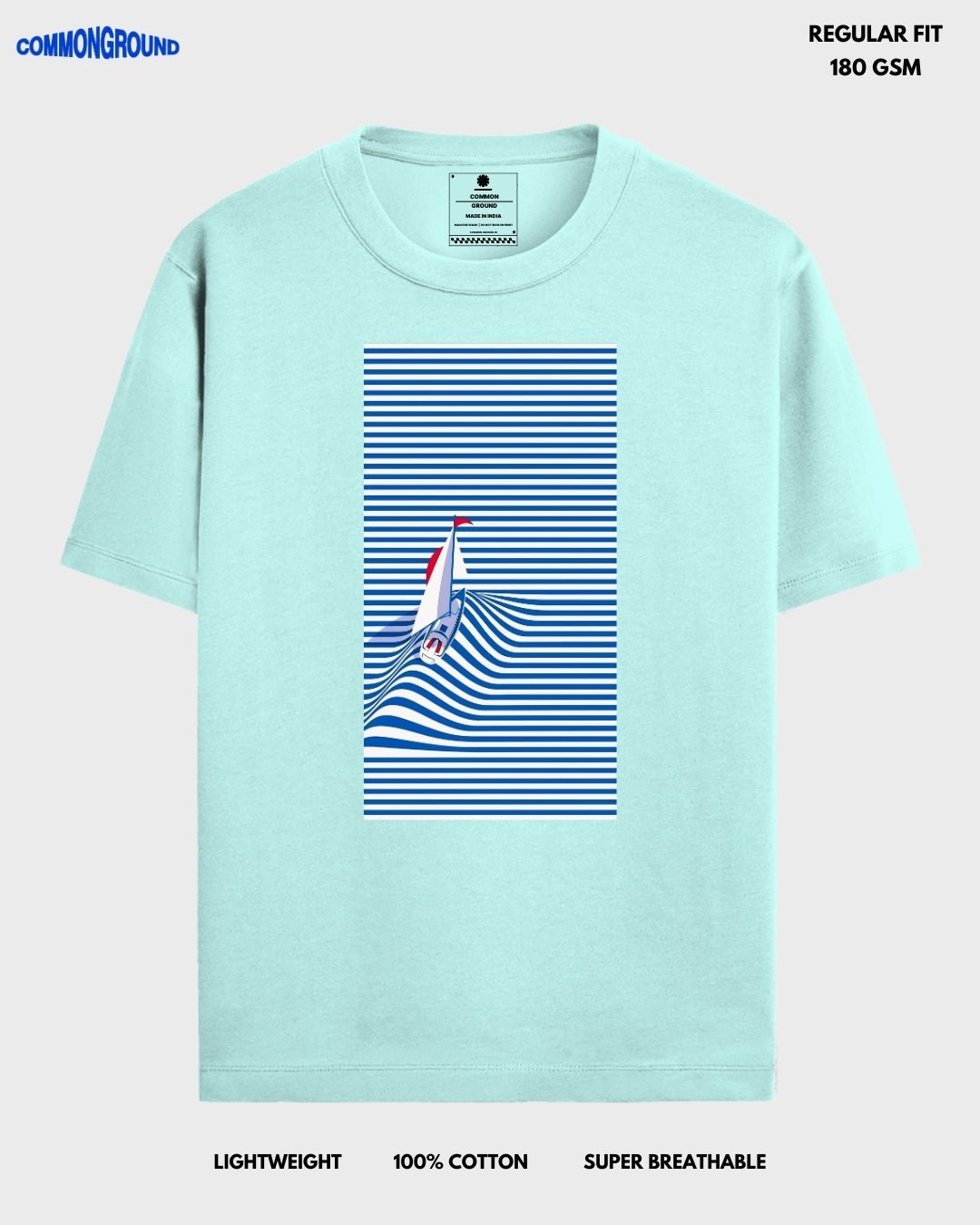 BOAT CLUB REGULAR T - SHIRT - COMMONGROUND