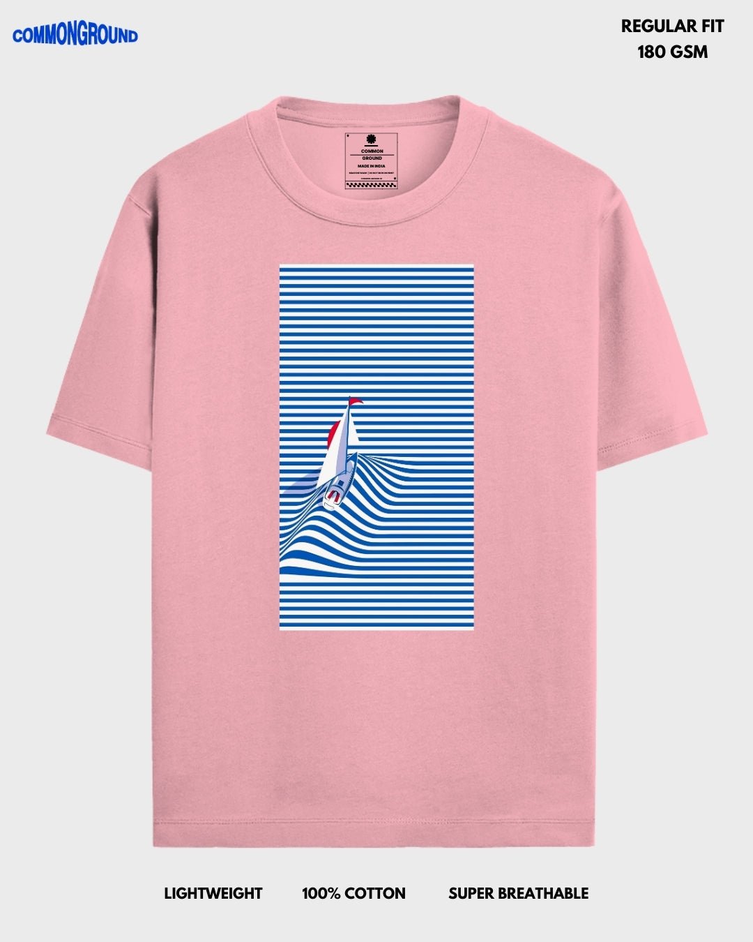 BOAT CLUB REGULAR T - SHIRT - COMMONGROUND