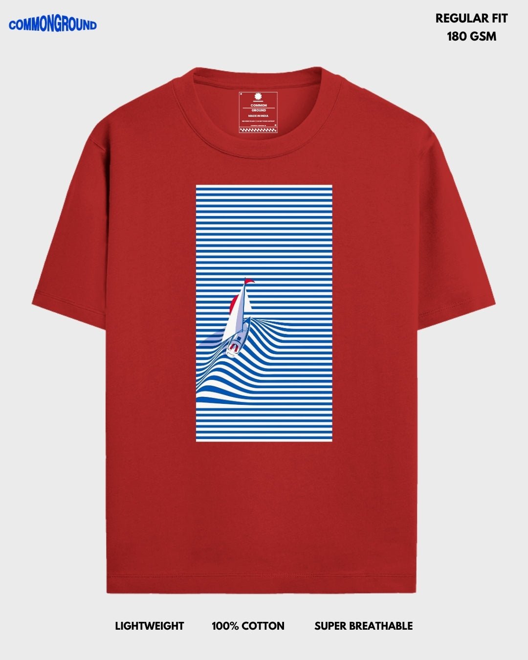 BOAT CLUB REGULAR T - SHIRT - COMMONGROUND