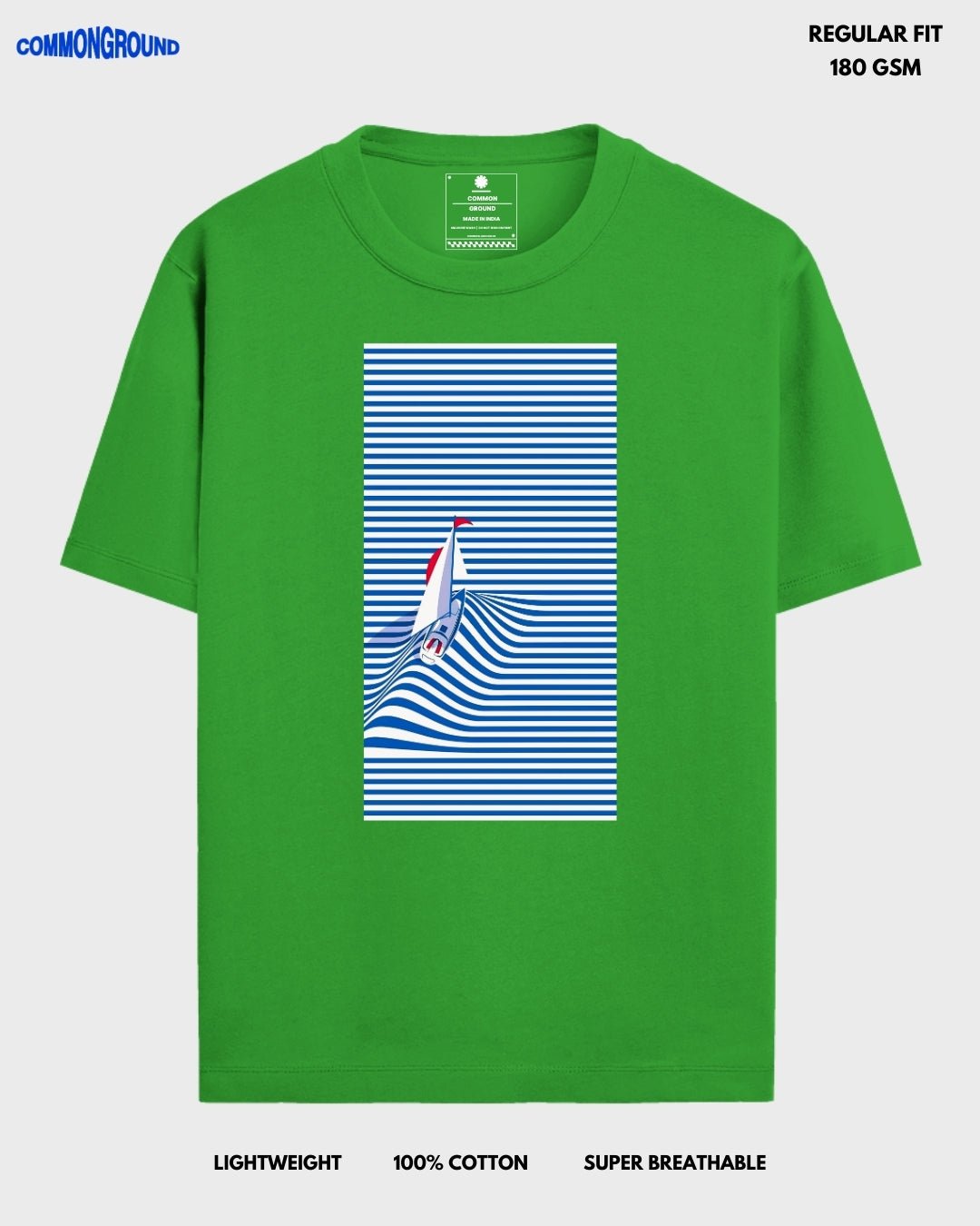BOAT CLUB REGULAR T - SHIRT - COMMONGROUND