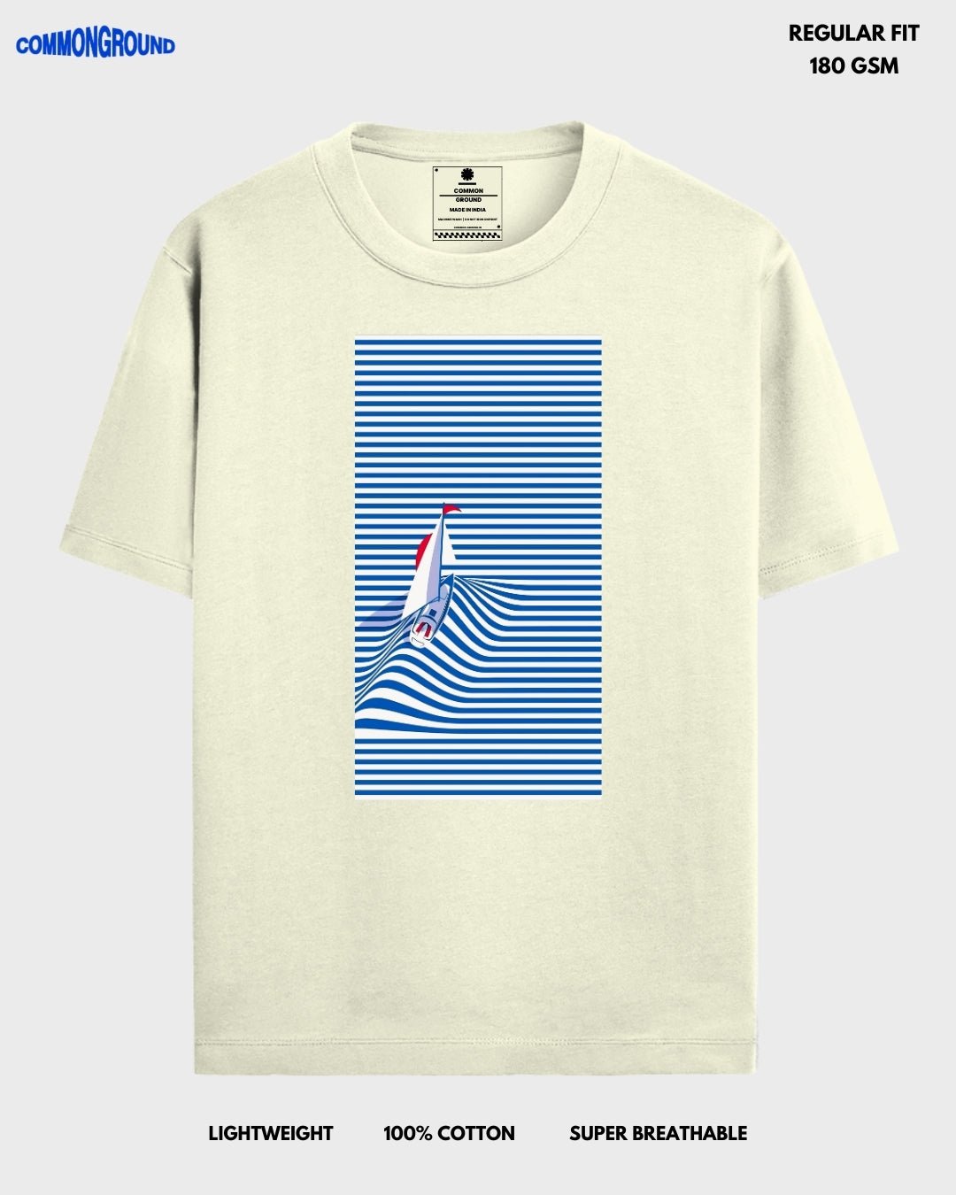 BOAT CLUB REGULAR T - SHIRT - COMMONGROUND