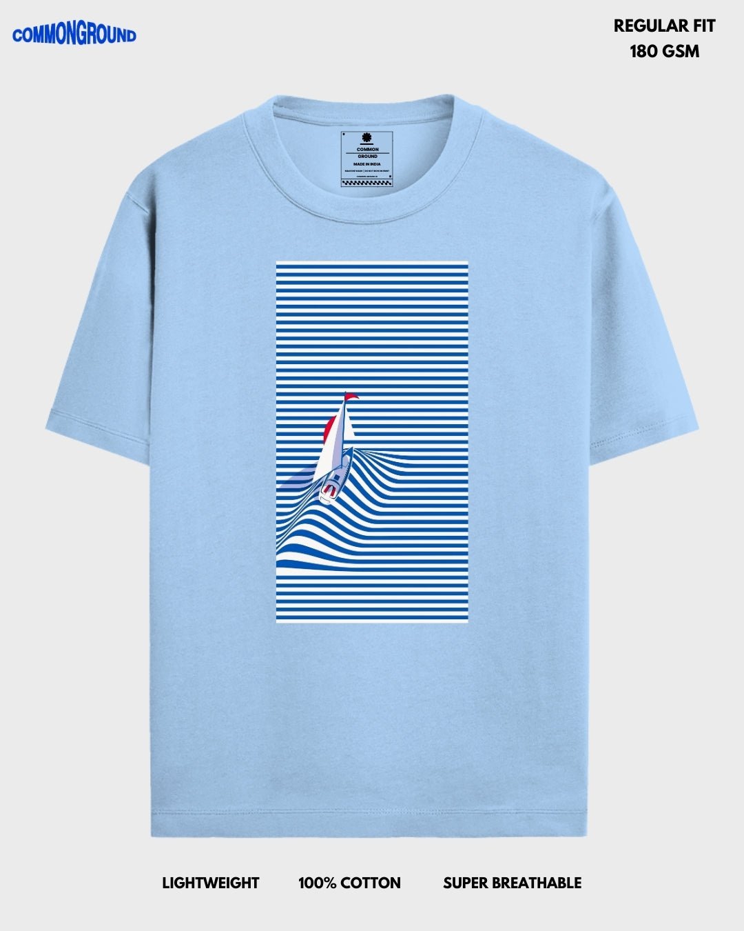 BOAT CLUB REGULAR T - SHIRT - COMMONGROUND