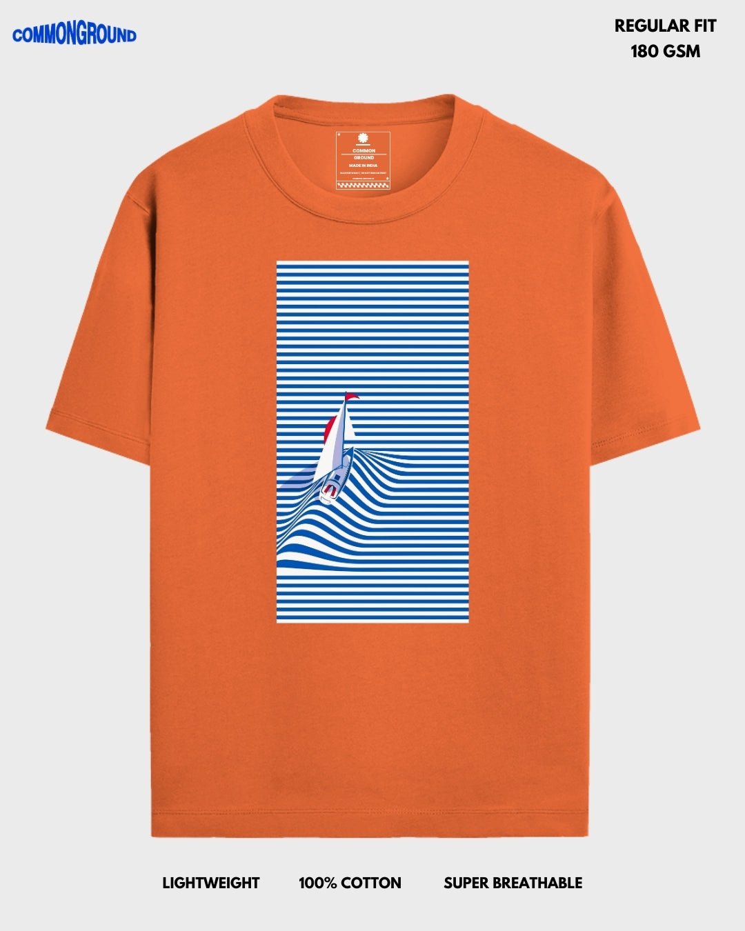 BOAT CLUB REGULAR T - SHIRT - COMMONGROUND