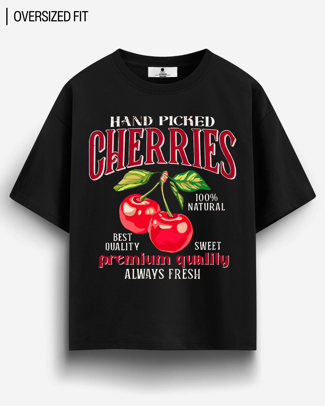 CHERRIES OVERSIZED T - SHIRT - COMMONGROUND