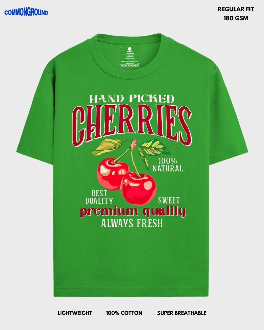 CHERRIES REGULAR T - SHIRT - COMMONGROUND