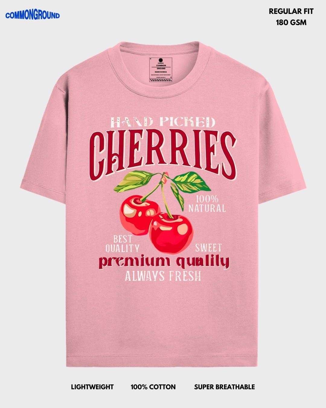 CHERRIES REGULAR T - SHIRT - COMMONGROUND