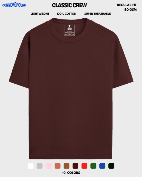 CLASSIC CREW T - SHIRT - COMMONGROUND