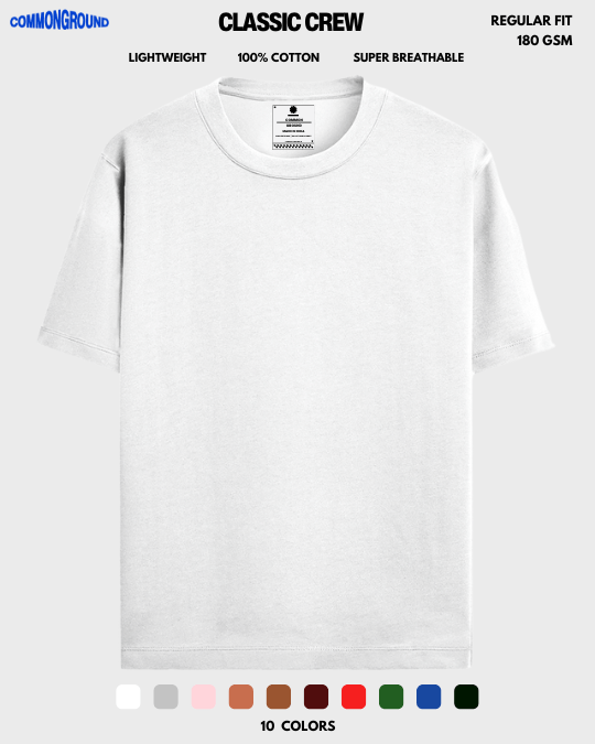 CLASSIC CREW T - SHIRT - COMMONGROUND