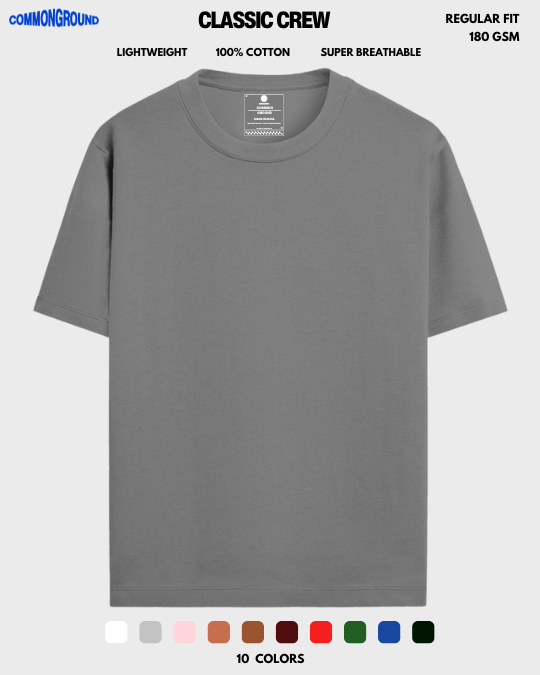 CLASSIC CREW T - SHIRT - COMMONGROUND