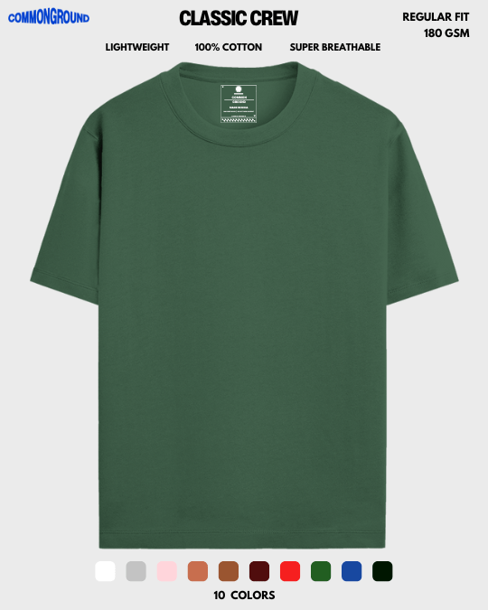 CLASSIC CREW T - SHIRT - COMMONGROUND