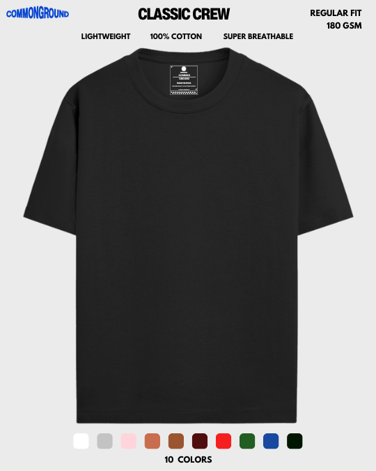 CLASSIC CREW T - SHIRT - COMMONGROUND
