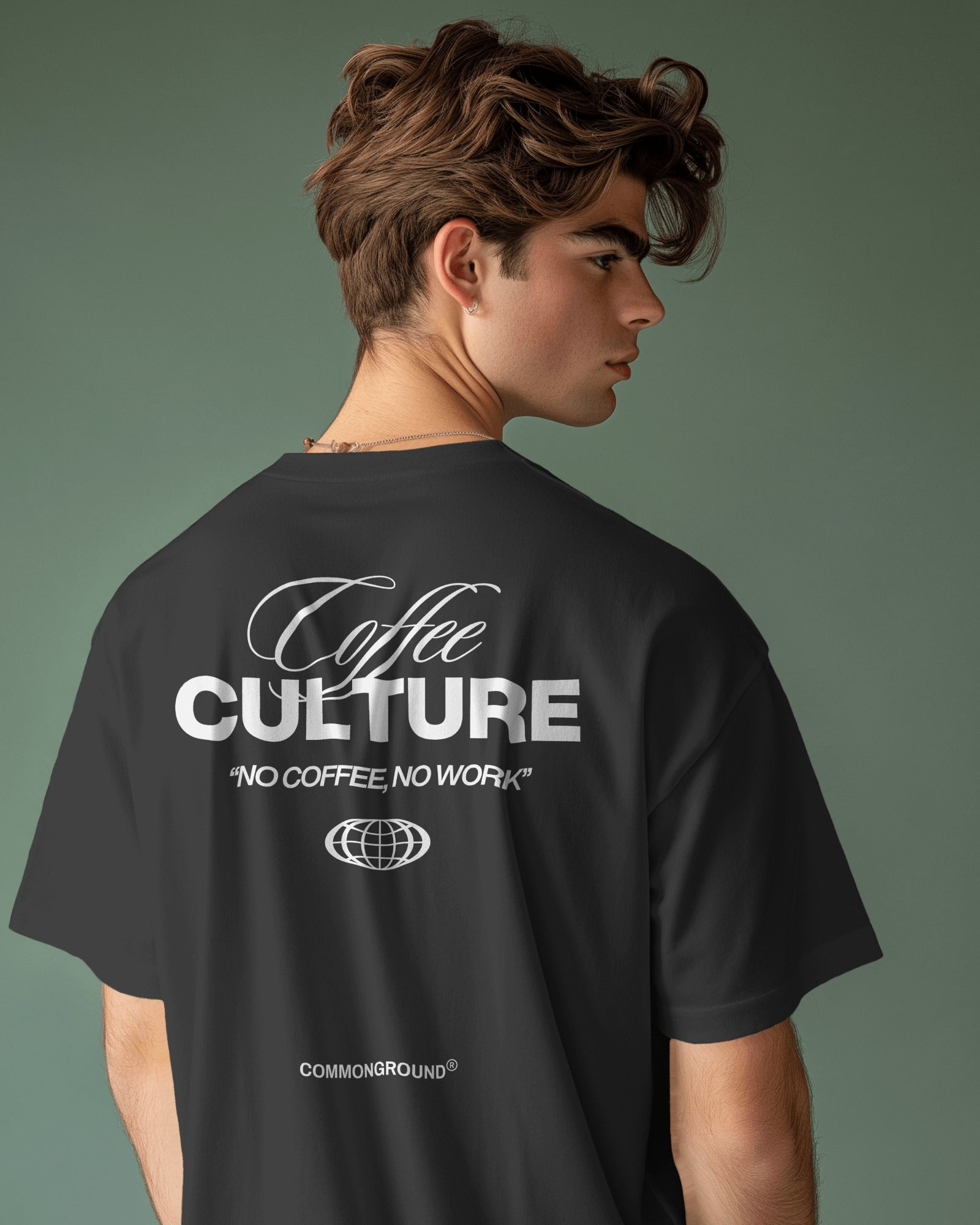 COFFEE CULTURE OVERSIZED T - SHIRT - COMMONGROUND