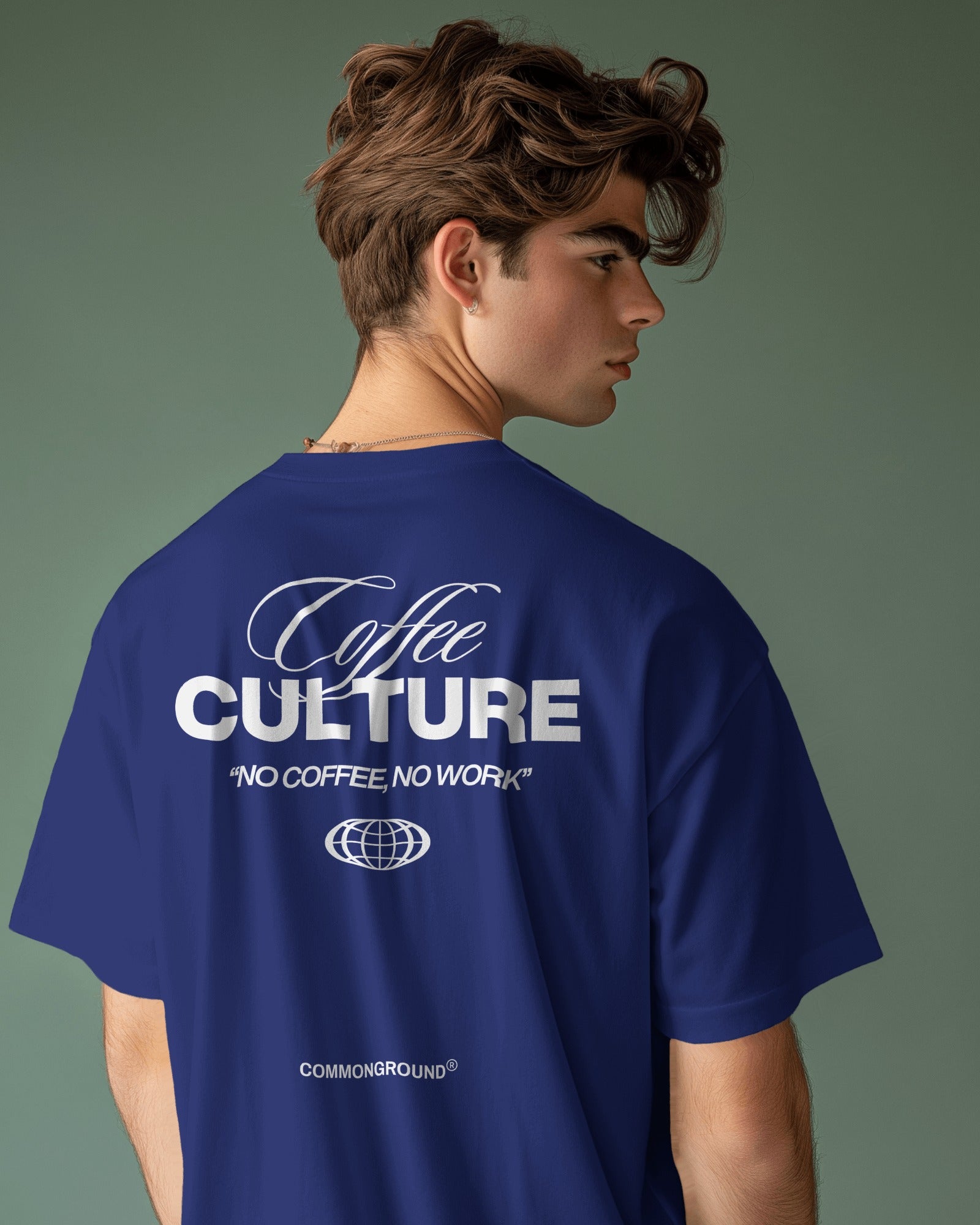 COFFEE CULTURE OVERSIZED T - SHIRT - COMMONGROUND