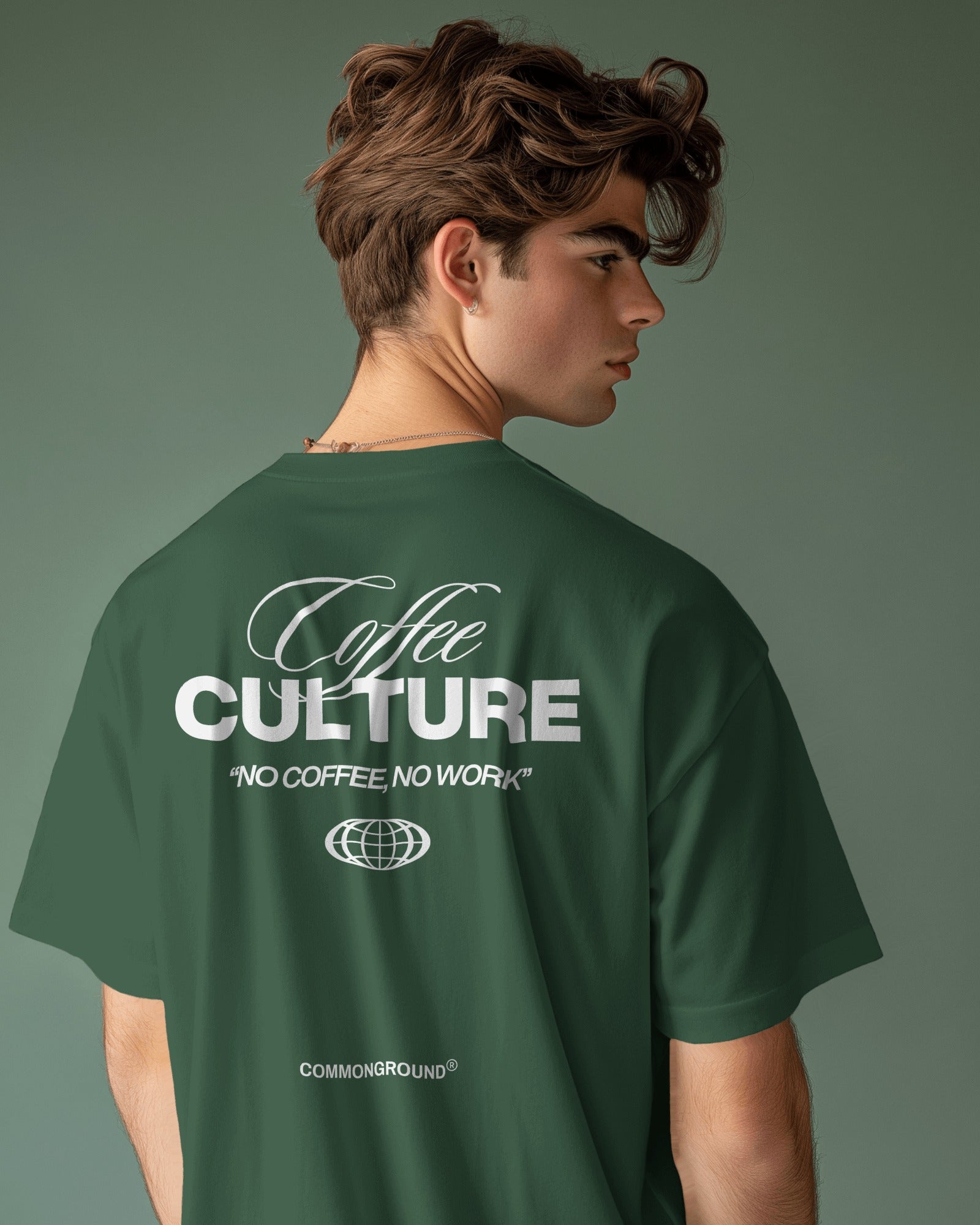 COFFEE CULTURE OVERSIZED T - SHIRT - COMMONGROUND