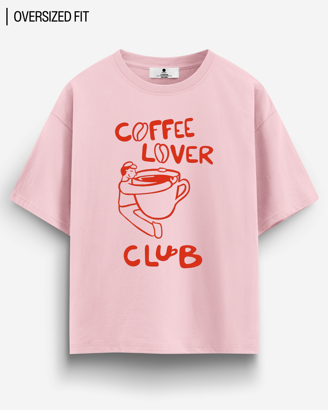 COFFEE LOVER CLUB OVERSIZED T - SHIRT - COMMONGROUND