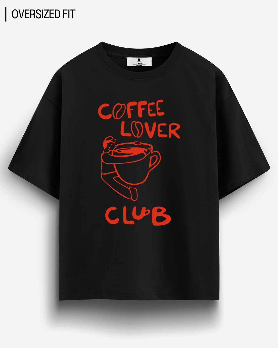 COFFEE LOVER CLUB OVERSIZED T - SHIRT - COMMONGROUND