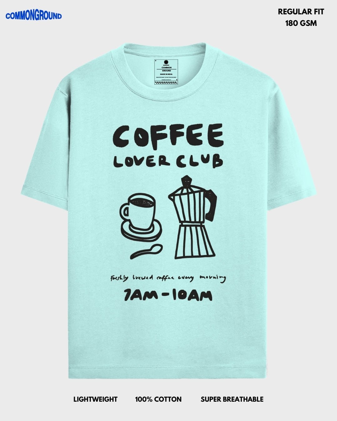 COFFEE LOVER CLUB REGULAR T - SHIRT - COMMONGROUND