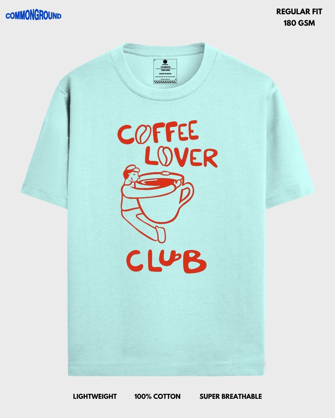 COFFEE LOVER CLUB REGULAR T - SHIRT - COMMONGROUND