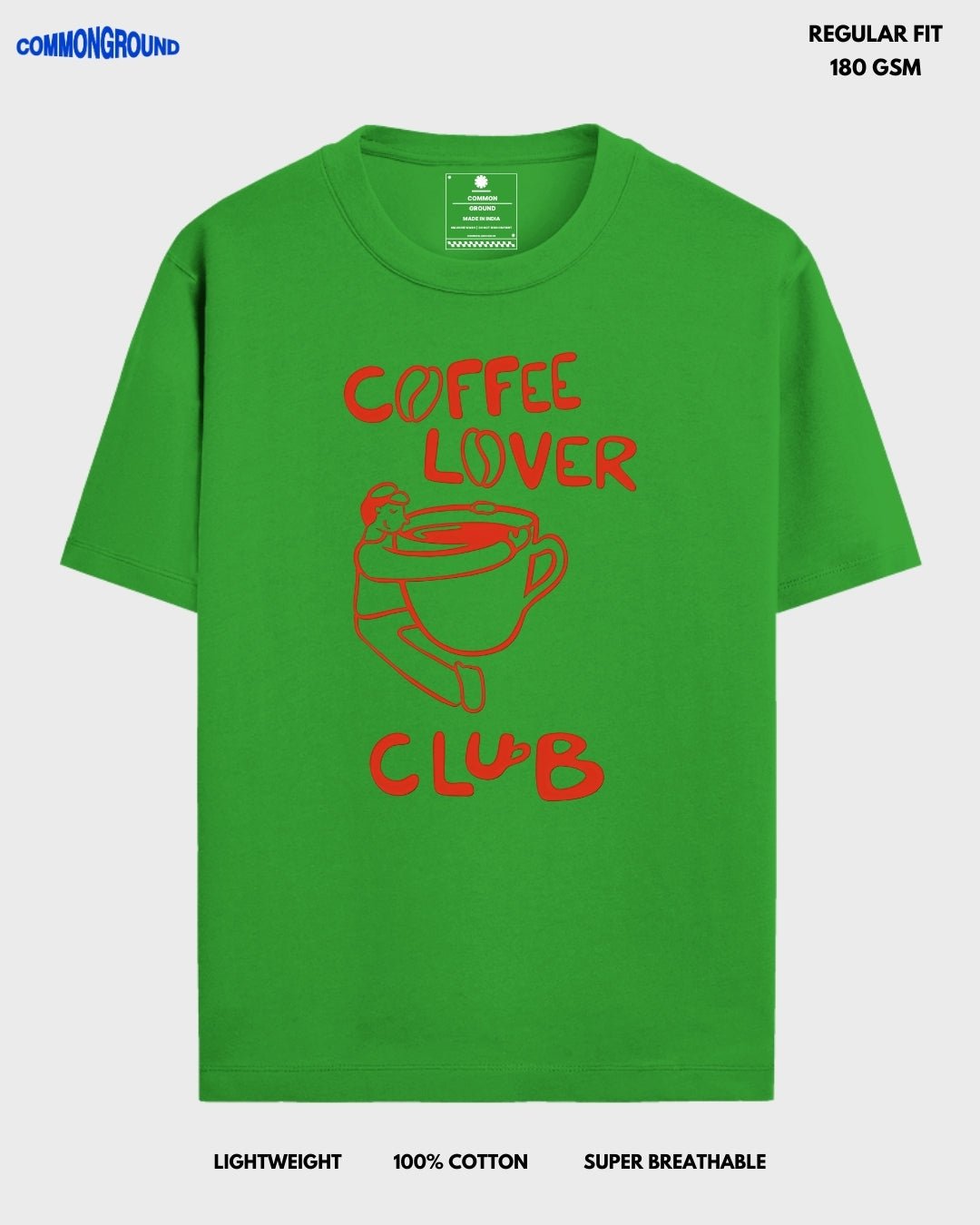 COFFEE LOVER CLUB REGULAR T - SHIRT - COMMONGROUND