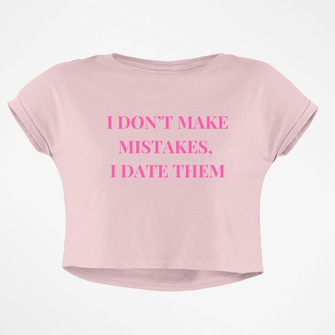 DATE MISTAKES CROP TOP - COMMONGROUND