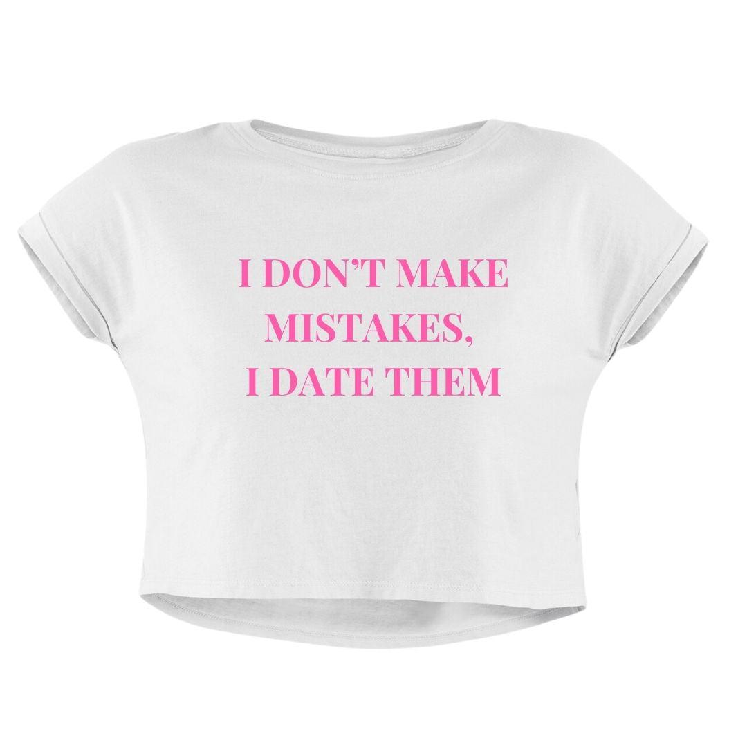 DATE MISTAKES CROP TOP - COMMONGROUND