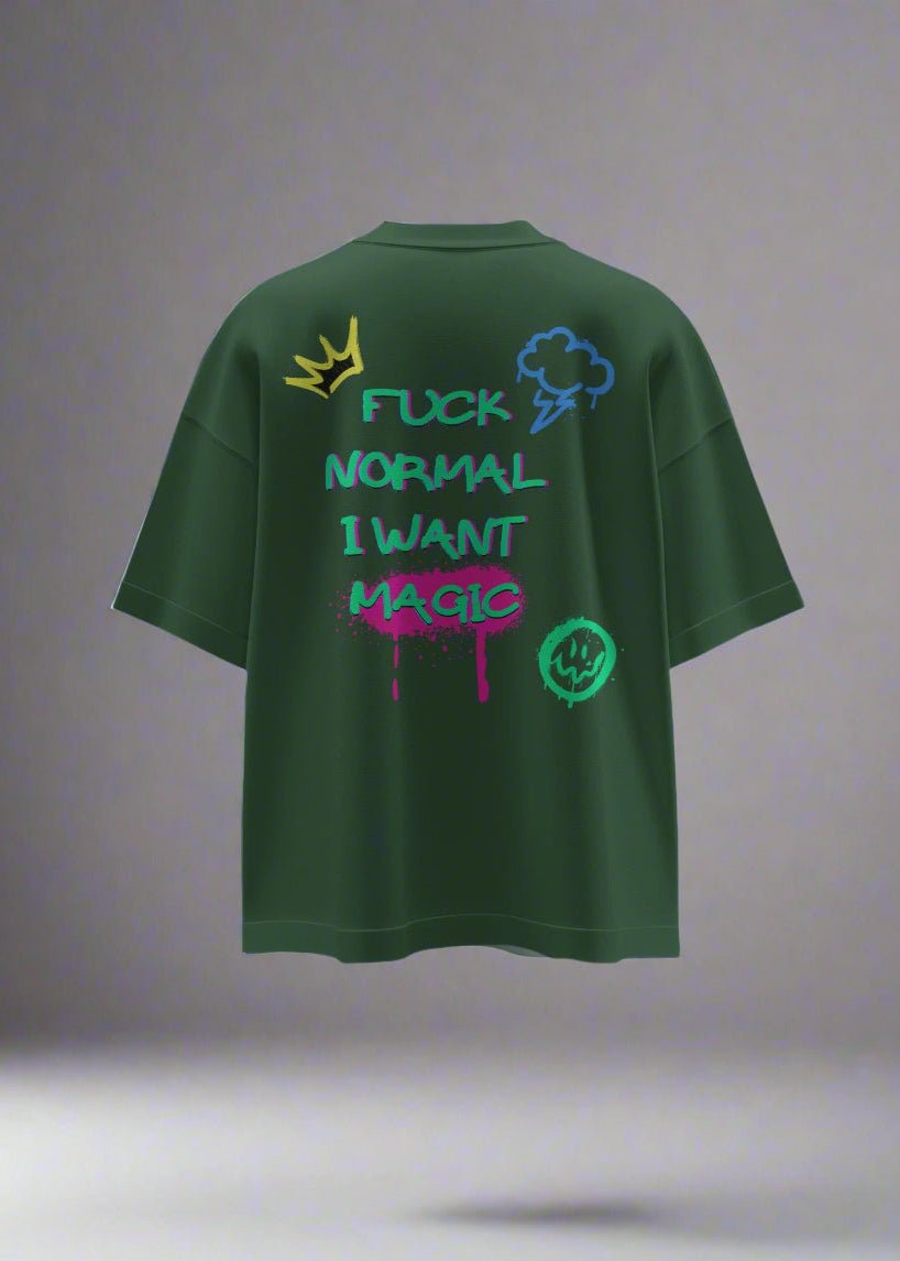 F*CK NORMAL OVERSIZED T - SHIRT - COMMONGROUND