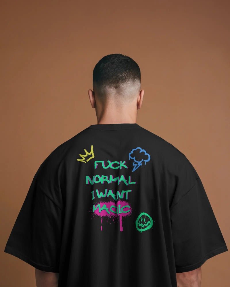 F*CK NORMAL OVERSIZED T - SHIRT - COMMONGROUND