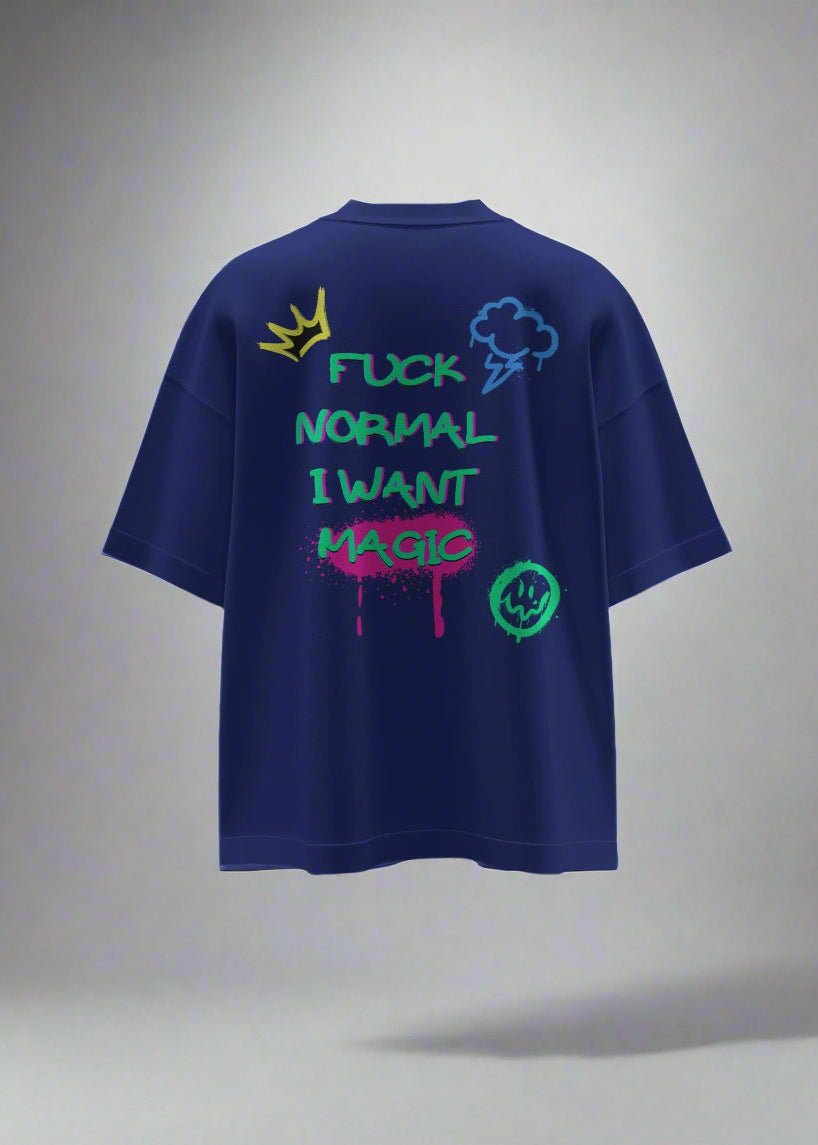 F*CK NORMAL OVERSIZED T - SHIRT - COMMONGROUND