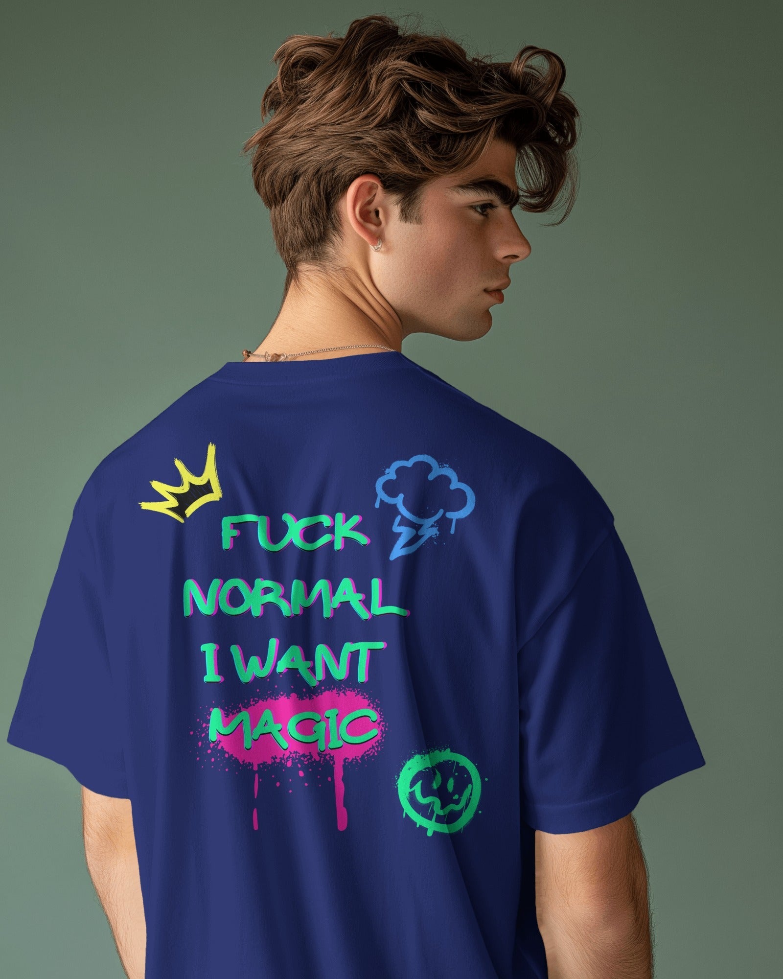 F*CK NORMAL OVERSIZED T - SHIRT - COMMONGROUND