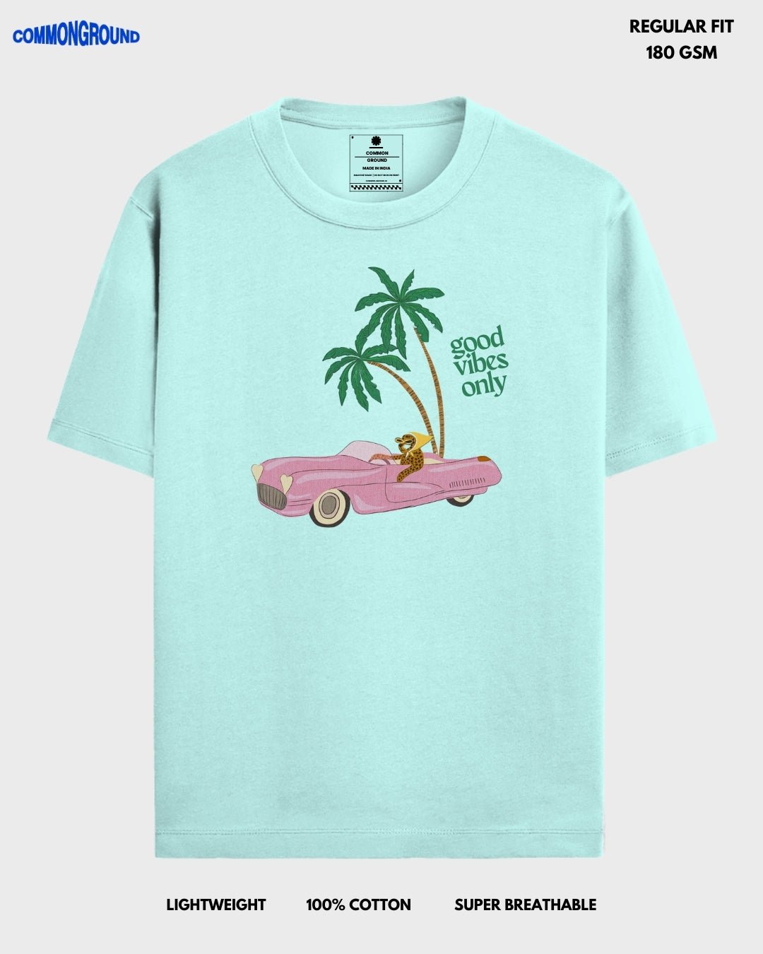 GOOD VIBES REGULAR T - SHIRT - COMMONGROUND