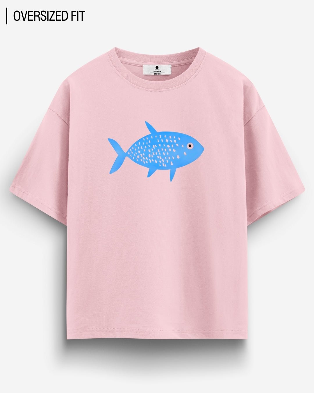 HELLO FISH OVERSIZED T - SHIRT - COMMONGROUND
