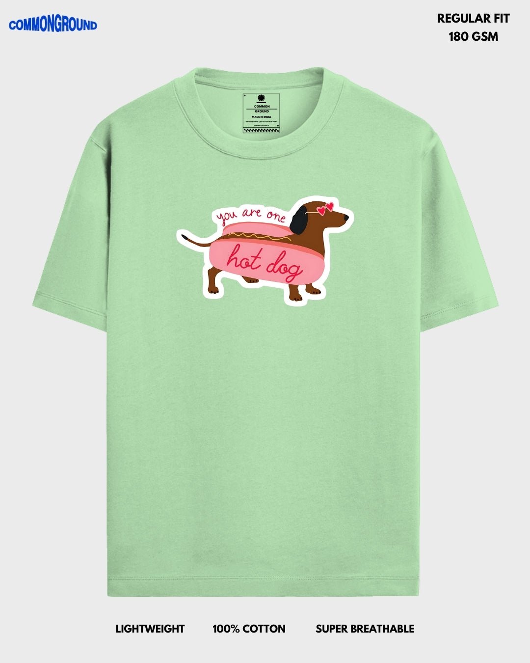 HOT DOG REGULAR T - SHIRT - COMMONGROUND