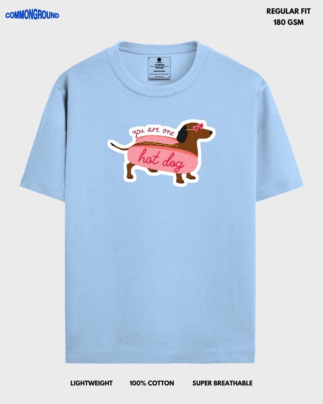 HOT DOG REGULAR T - SHIRT - COMMONGROUND