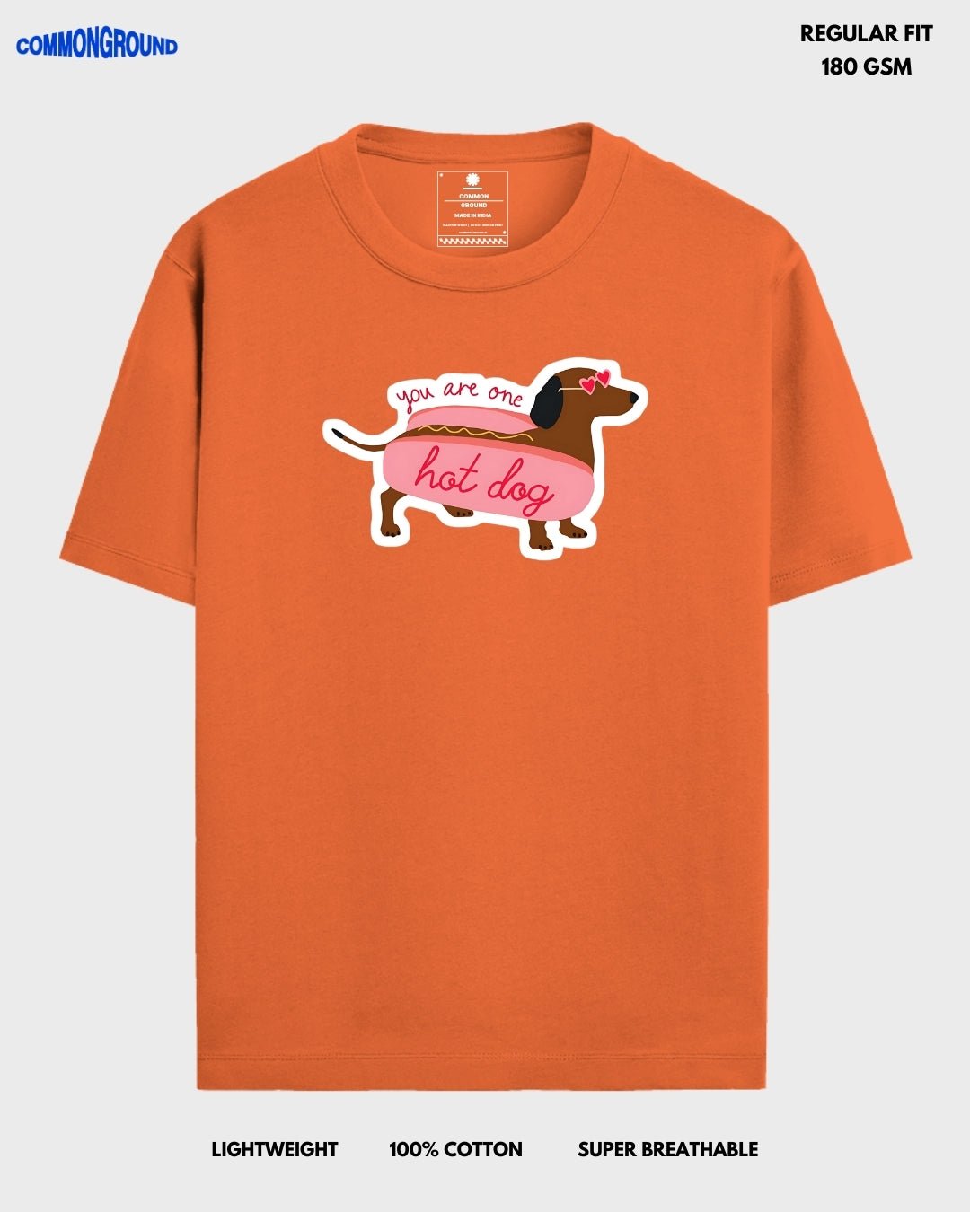 HOT DOG REGULAR T - SHIRT - COMMONGROUND