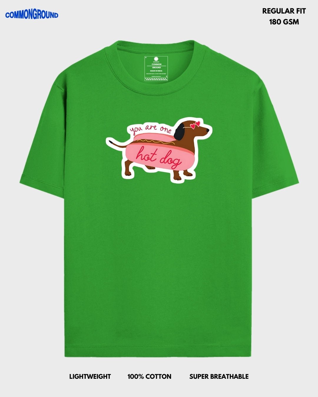HOT DOG REGULAR T - SHIRT - COMMONGROUND