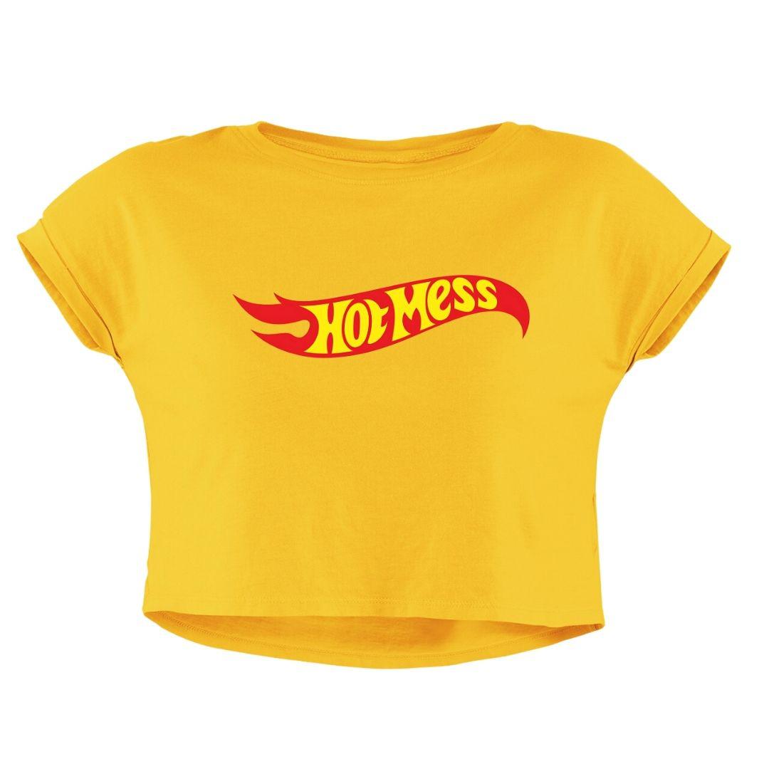 HOT MESS CROP TOP - COMMONGROUND