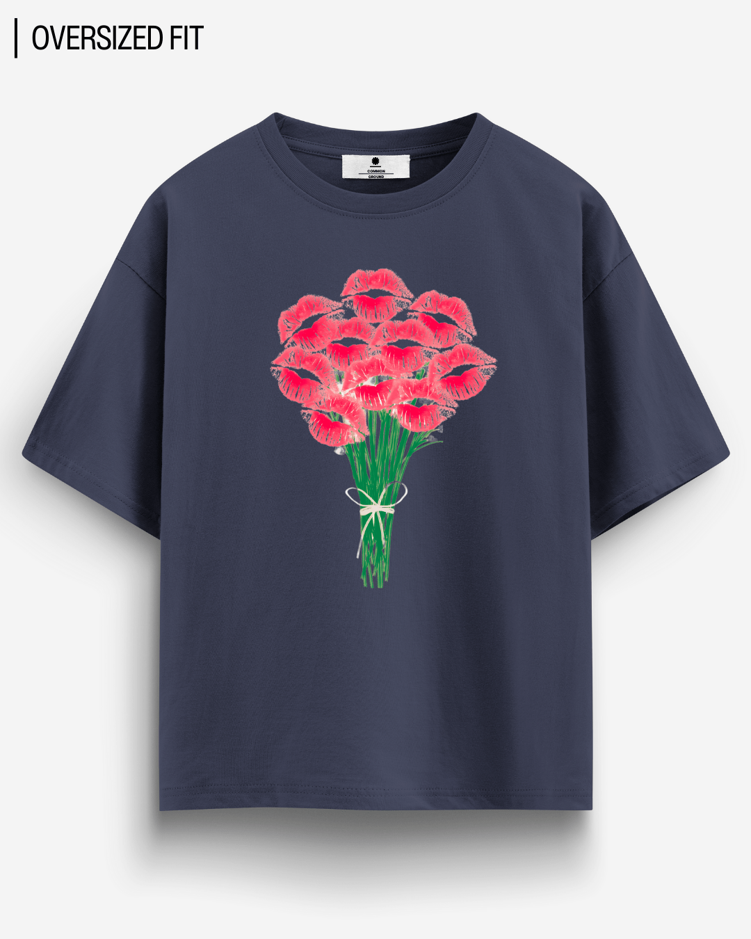 KISSES OVERSIZED T - SHIRT - COMMONGROUND