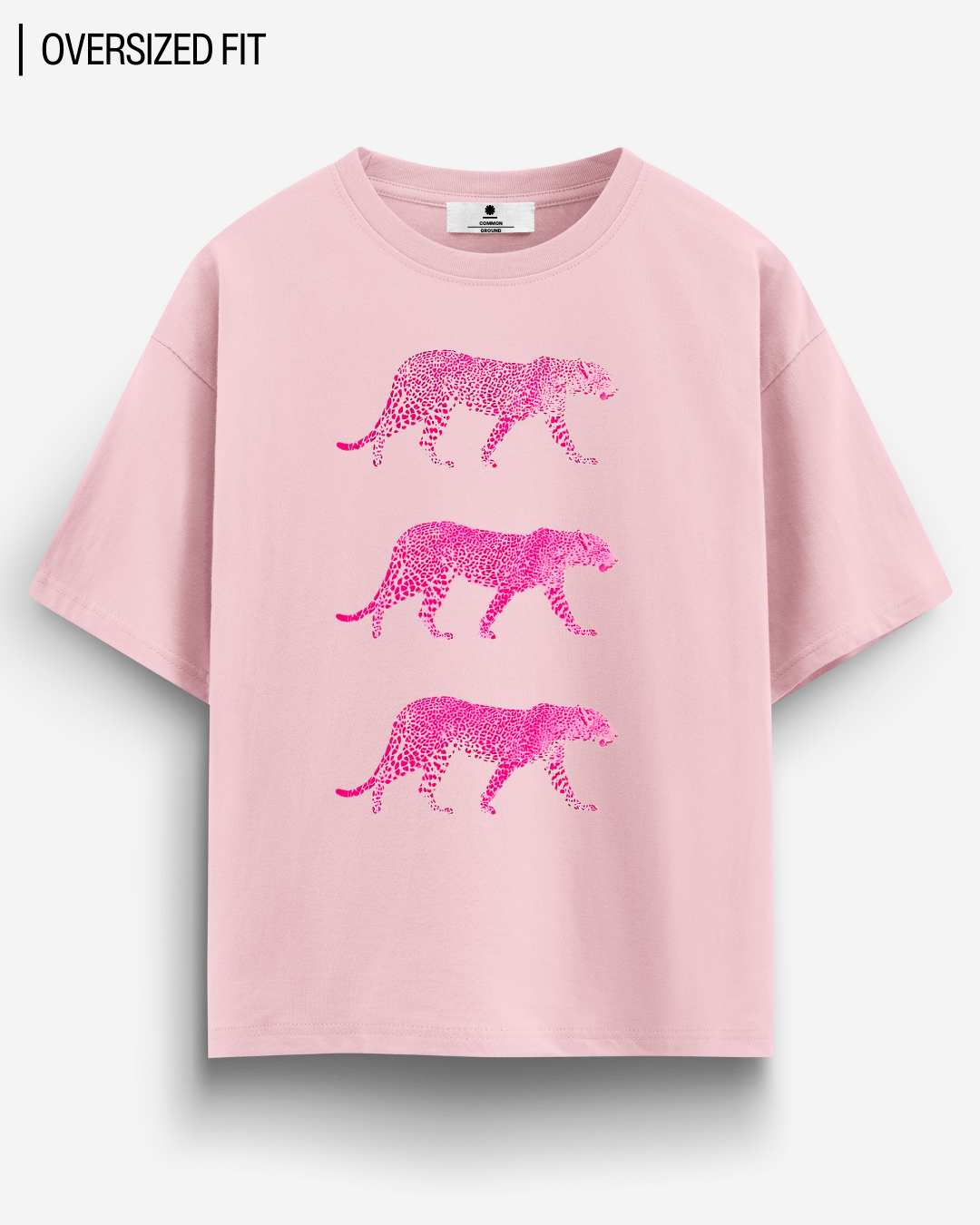 LEOPARD OVERSIZED T - SHIRT - COMMONGROUND