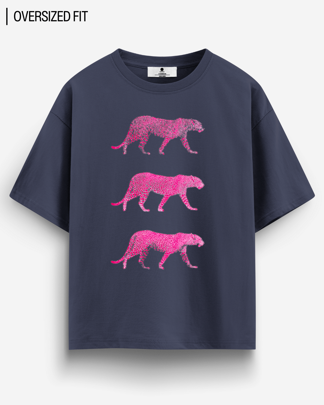 LEOPARD OVERSIZED T - SHIRT - COMMONGROUND