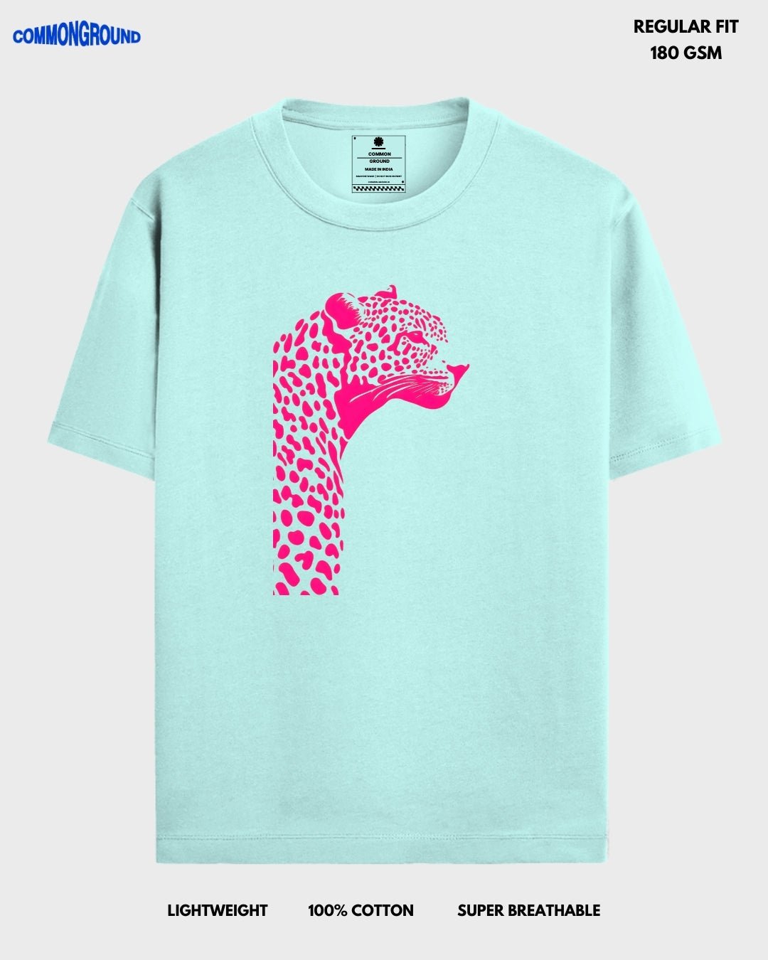 LEOPARD REGULAR T - SHIRT - COMMONGROUND