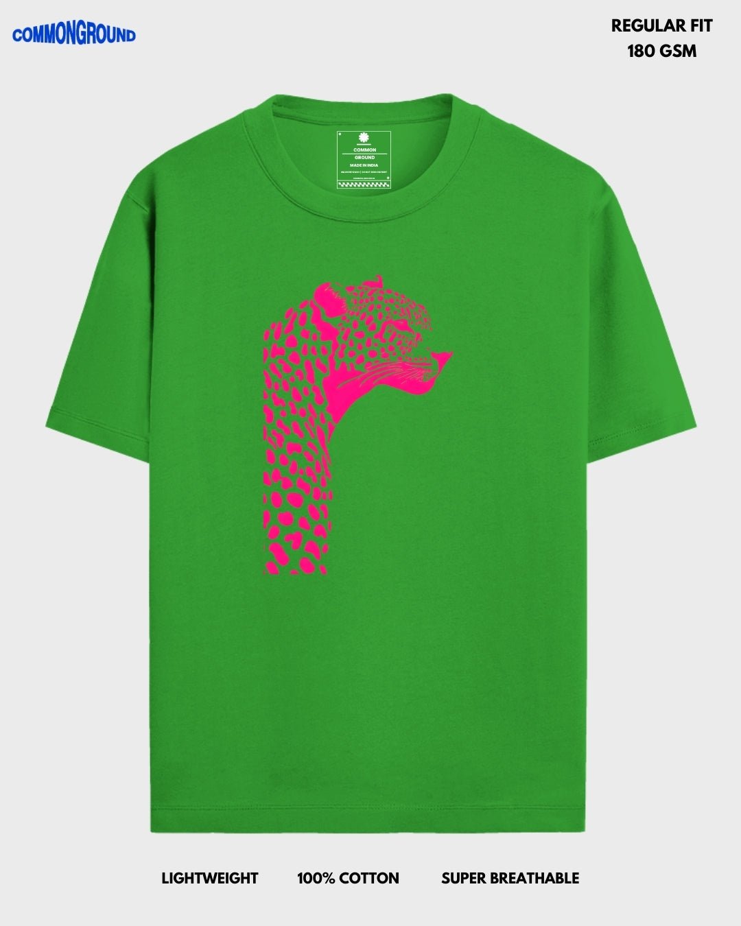 LEOPARD REGULAR T - SHIRT - COMMONGROUND