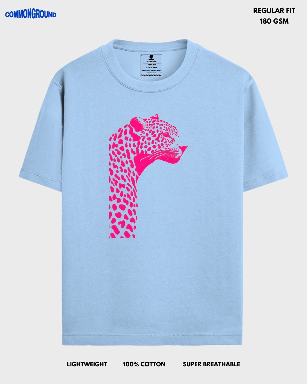 LEOPARD REGULAR T - SHIRT - COMMONGROUND