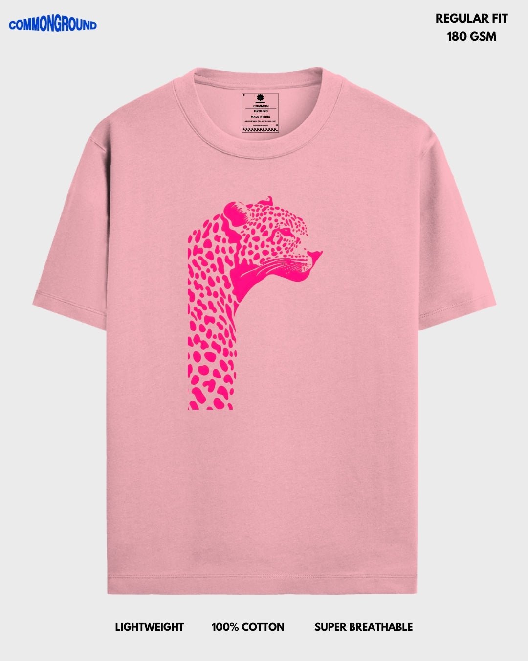 LEOPARD REGULAR T - SHIRT - COMMONGROUND