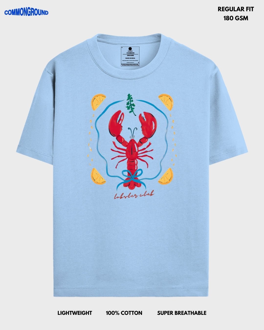 LOBSTER CLUB REGULAR T - SHIRT - COMMONGROUND