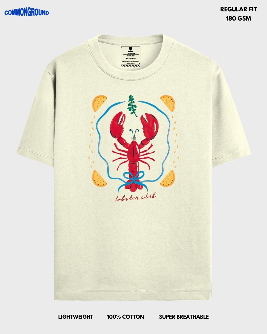 LOBSTER CLUB REGULAR T - SHIRT - COMMONGROUND